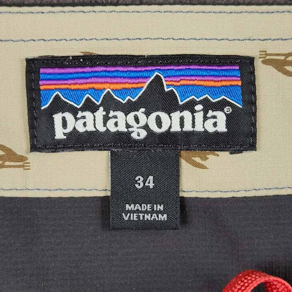Patagonia Stretch Planing‎ Board Shorts Mens 34 Dolomite Blue 9in Inseam 86611